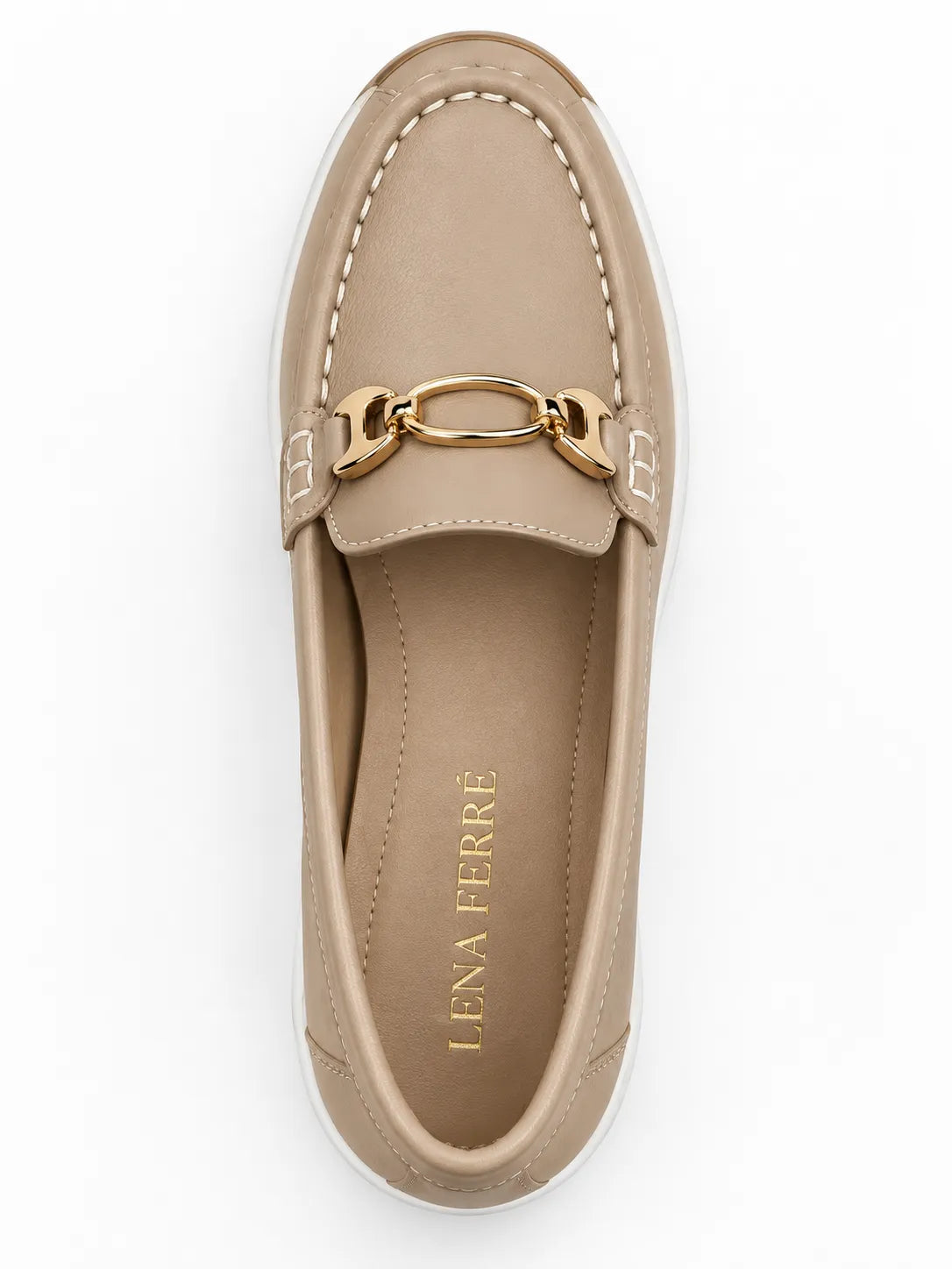 Carlotta — Mocassino Platform con Fibbia Dorata