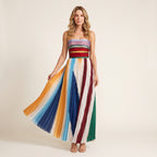 Kalea — Vestido Plisado Sin Tirantes, Colección Verano