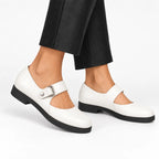 Giulia - Scarpa Cut-Out con Fascia Larga e Suola Platform